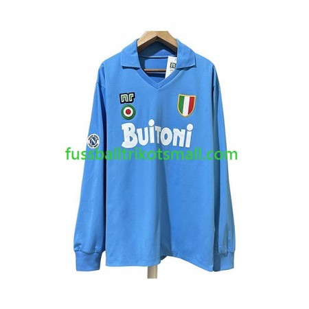 Fußballtrikots SSC Napoli 1987 Retro 1988 Langarm Heimtrikotsatz kaufen